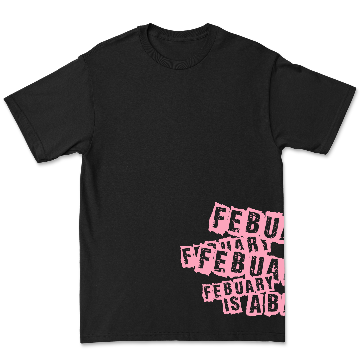 Pink Side Print Tee